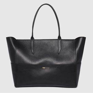 Metier Incognito Small Cabas Tote Black Calfskin